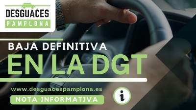 Nota informativa baja definitiva de coches