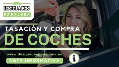 Nota informativa tasación de coches